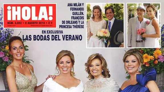 Portada de la revista 'Hola'