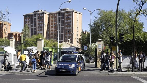 Entrada del Hospital Carlos III de Madrid.