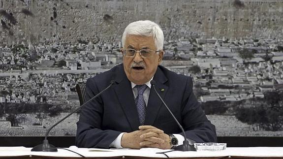 El presidente de la Autoridad Nacional Palestina (ANP), Mahmud Abás