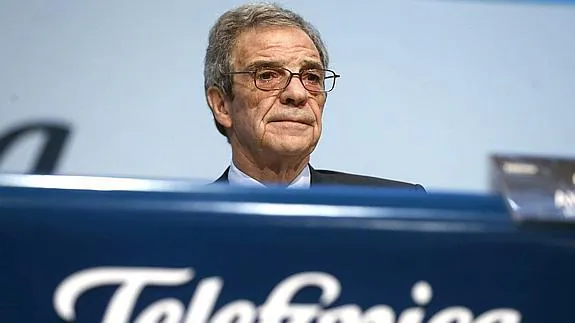 César Alierta, presidente de Telefónica. 