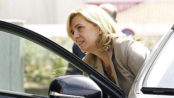 La infanta Cristina. 