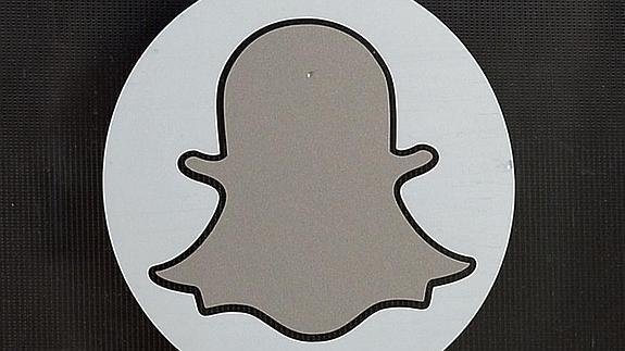 El logo de Snapchat. 