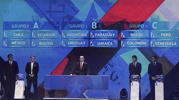Imagen de la ceremonia donde ha tenido lugar el sorteo 