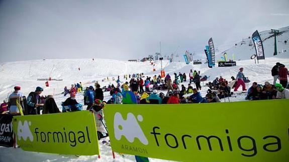 La zona de Terrain Park, donde se celebra la 'Txoripapa'