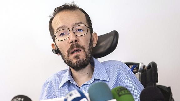 El candidato a la Secretaría General de Es la hora de Aragón, el eurodiputado Pablo Echenique. 