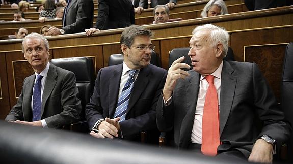 Mariano Rajoy, durante su discurso. 