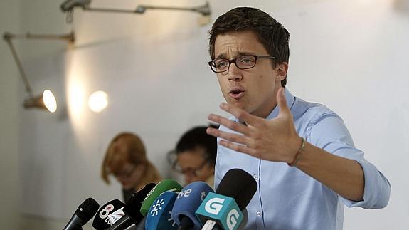 El secretario de Política de Podemos, Íñigo Errejón. 