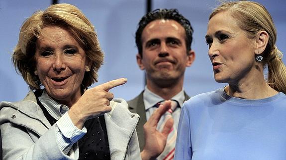 Esperanza Aguirre y Cristina Cifuentes. 