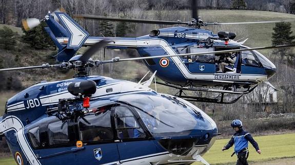 Helicópteros de la Gendarmeria francesa 