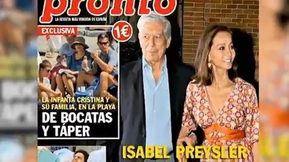 Campanas de boda para Isabel Preysler y Vargas Llosa