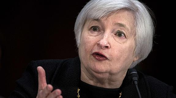 La presidenta de la Fed, Janet Yellen.