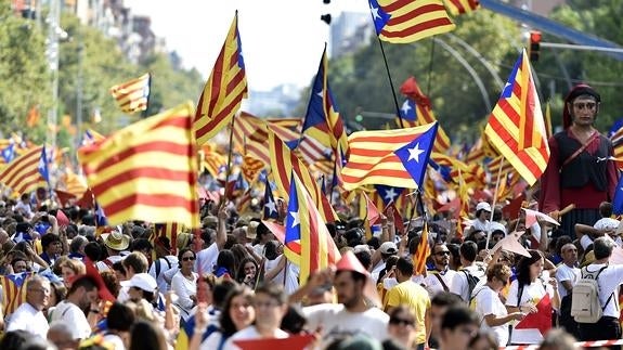 Imagen de la Diada de 2015. 