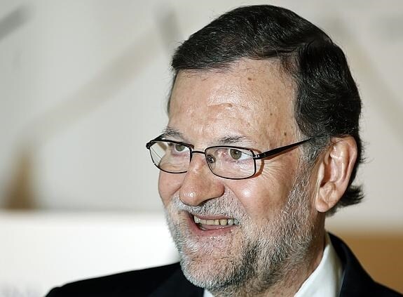 Mariano Rajoy, hoy en Barcelona.