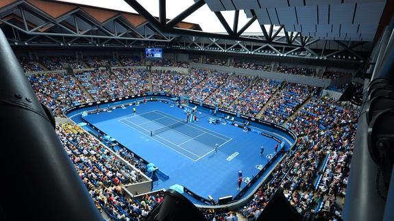 Una pista del Open de Australia. 