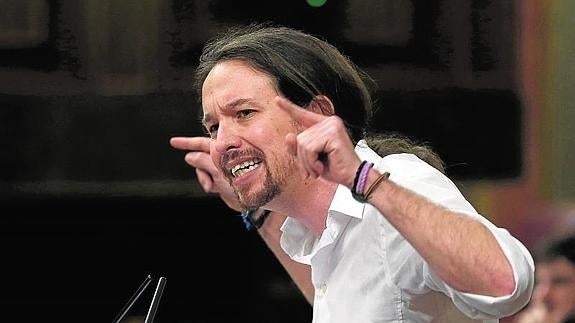 El líder de Podemos, Pablo Iglesias.