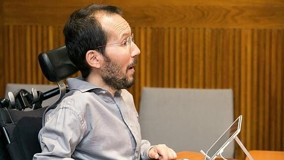 El secretario de Organización de Podemos, Pablo Echenique.