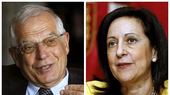 Josep Borrell y Margarita Robles.