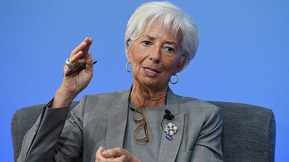Christine Lagarde, directora gerente del FMI. 