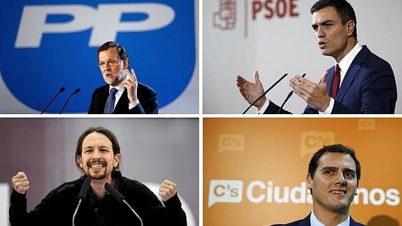 Rajoy, Sánchez, Iglesias y Rivera contestarán preguntas de niños en Telecinco