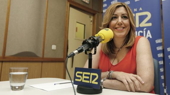 La presidenta de la Junta de Andalucía, Susana Díaz. 