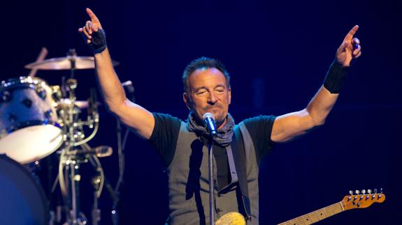 Springsteen durante el concierto del pasado 11 de julio en París.