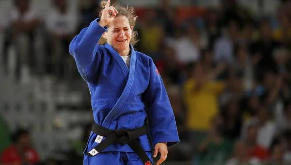 La judoka argentina Paula Pareto.