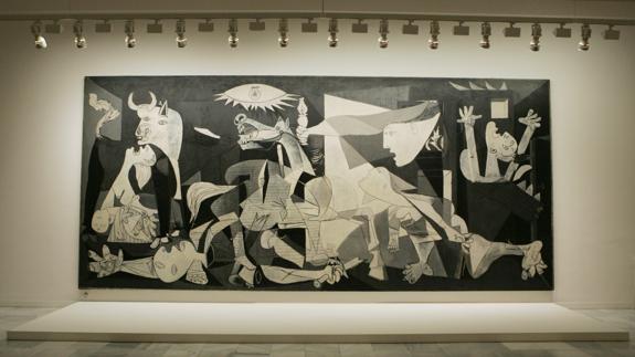 El 'Guernica' de Pablo Picasso expuesto en el museo Reina Sofía.