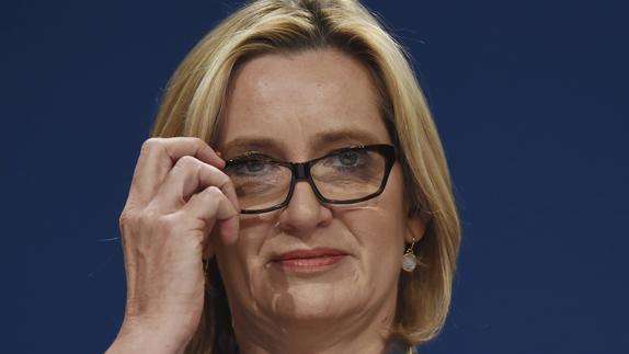 La ministra de Interior británica, Amber Rudd. 