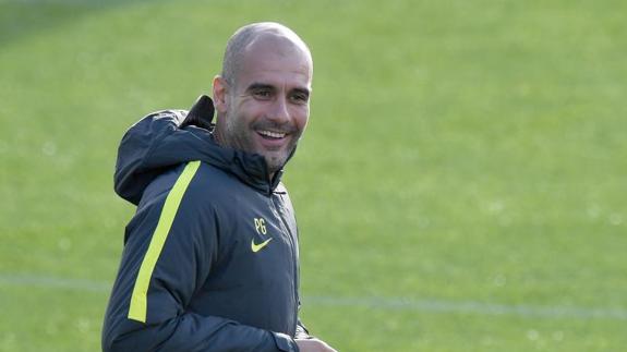 Pep Guardiola, técnico del Manchester City. 