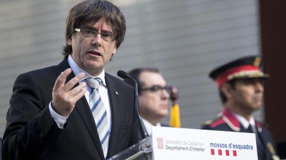 El presidente de la Generalitat, Carles Puigdemont.