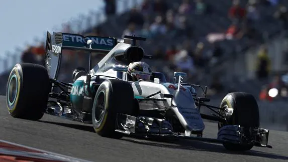 Hamilton, durante la sesión de clasificación. 