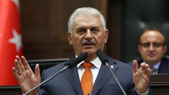 El primer ministro turco, Binali Yildirim.