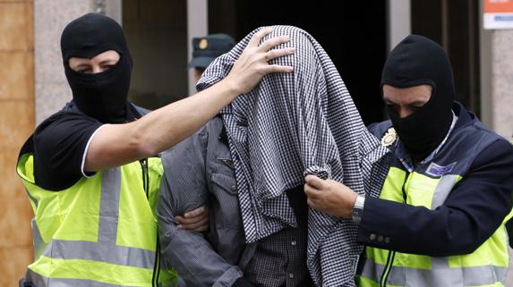 Un yihadista detenido en Gijón el pasado mes de octubre. 