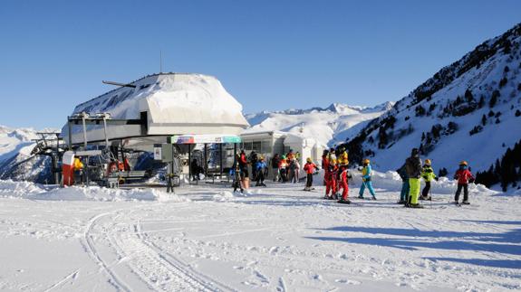 La estación de Cerler, tras la gran nevada caída en la última semana