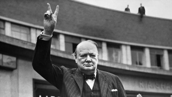 El ex primer ministro británico Winston Churchill.