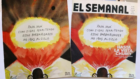 Último trabajo de Chumy Chúmez, publicado en El Semanal en 2003.
