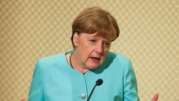 Angela Merkel, canciller alemana.