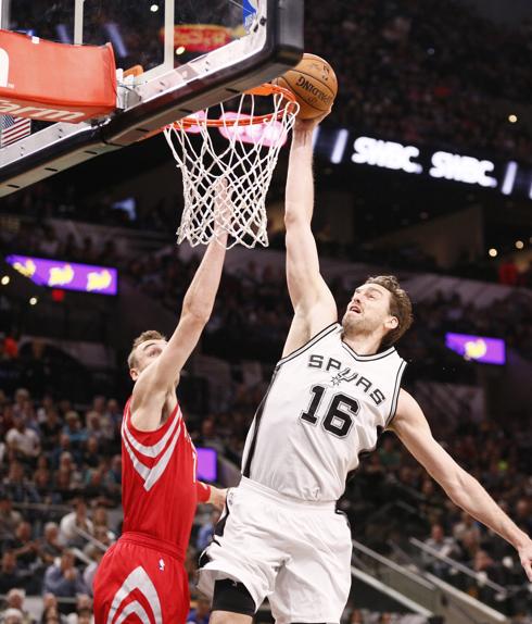 Pau Gasol, durante el partido. 