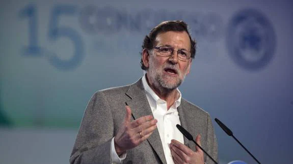 Mariano Rajoy, en Málaga.