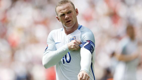 Wayne Rooney, con la camiseta de Inglaterra. 