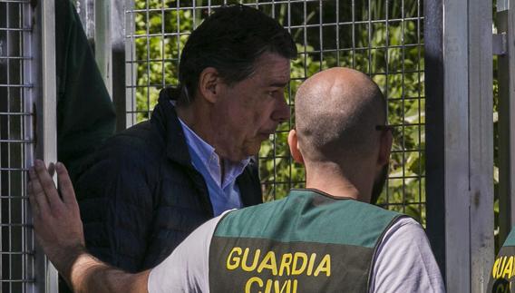 González, antes de ser trasladado a la Audiencia Nacional. 