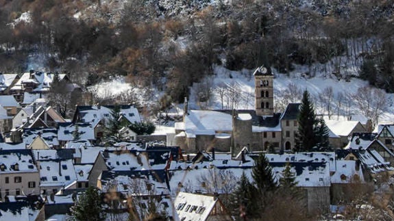 Vista de Artíes, Lérida. 