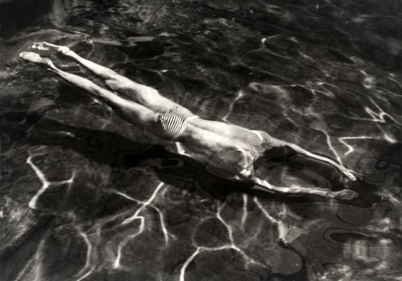 'Underwatter swimmer', de André Kertész.