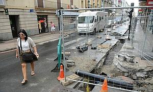 Obras en la calle Florida / Iosu Onandia