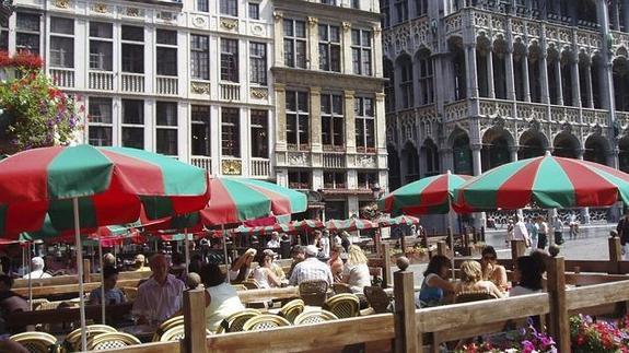 La Gran Place de Bruselas.