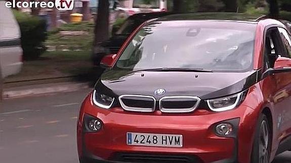 El BMW i3, por las calles de Vitoria