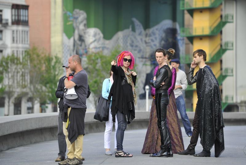 Los hermanos Wachowski filman escenas adicionales de 'Jupiter Ascending'.