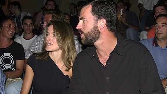 Los Príncipes durante el concierto de Jaime Anglada en Palma de Mallorca en 2004.