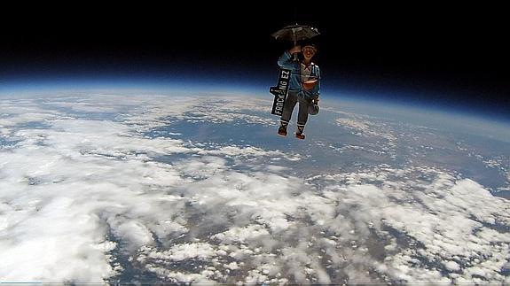 Celedón sube a la estratosfera