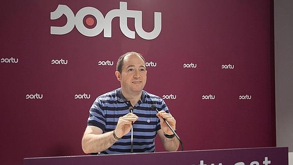 Pernando Barrena, portavoz de Sortu.